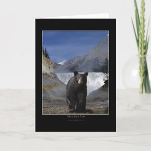BLACK BAR FALLS-gratulationskort och anteckningsko Kort