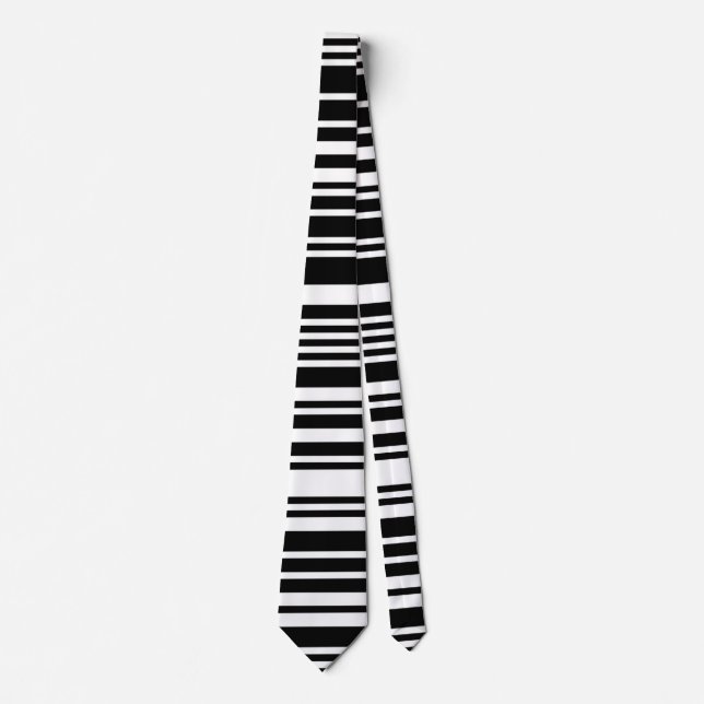 Black Barcode Necktie Slips (Framsida)
