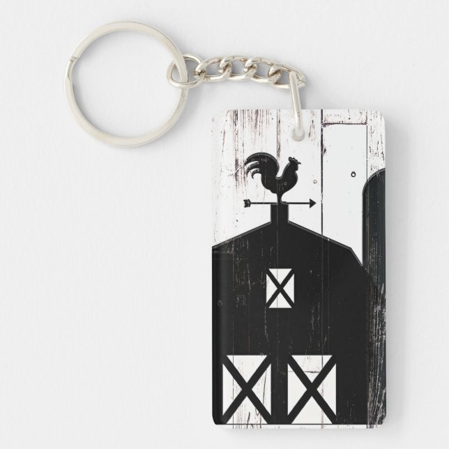 Black Barn White Wood Rustic Farmhouse Land (Framsidan)