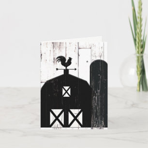 Black Barn White Wood Rustic Farmhouse Tack