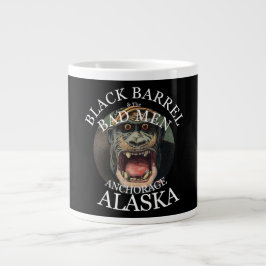 BLACK BARREL & BAD MANAR ANCHORAGE ALASKA AK JUMBO MUGG