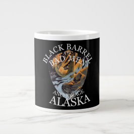 BLACK BARREL & BAD MANAR ANCHORAGE ALASKA AK JUMBO MUGG