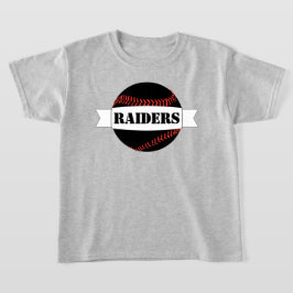 Black Baseball Boys T-shirt
