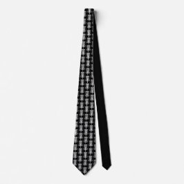 Black basket tie slips