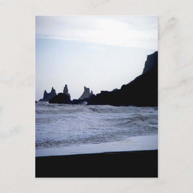 Black Beach Vykort (Framsida)