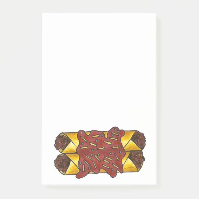 Black Bean Cheese Enchilada Enchiladas Post its it Post-it Block (Framsida)