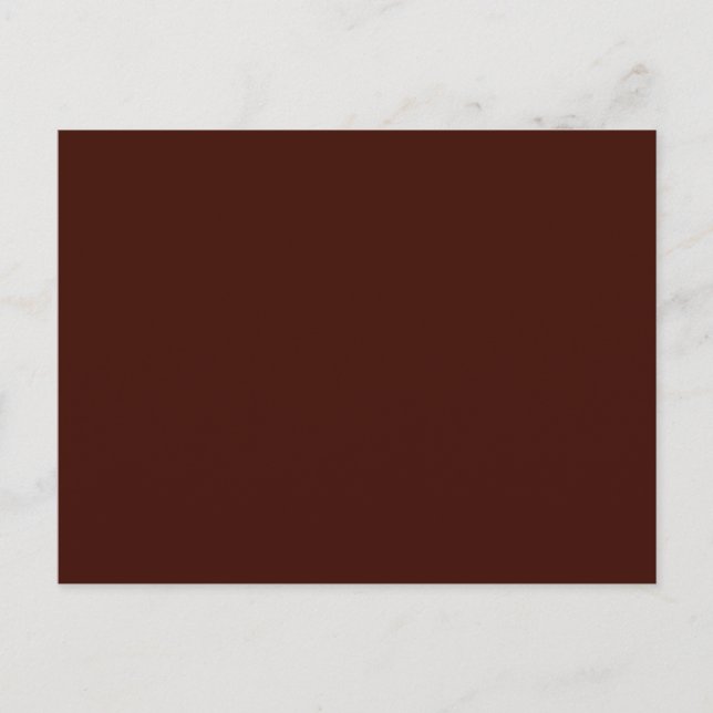 Black Bean Solid Färg Vykort (Framsida)