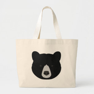 Black Bear Ansikte Jumbo Tygkasse