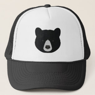 Black Bear Ansikte Truckerkeps