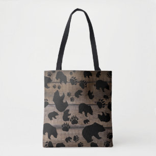 Black Bear Bear Tass Tygkasse