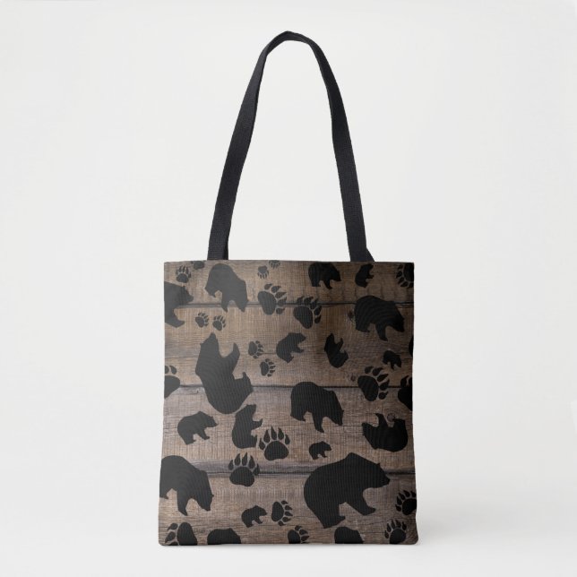 Black Bear Bear Tass Tygkasse (Framsida)