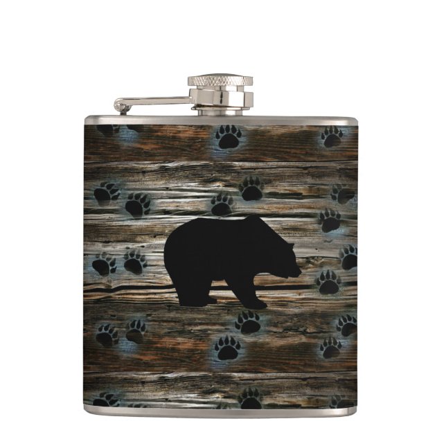 Black Bear Black Bear Tass Rustic Wood Fickplunta (Framsidan)