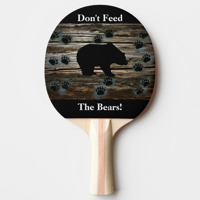 Black Bear Black Bear Tass Rustic Wood Pingisracket (Framsidan)