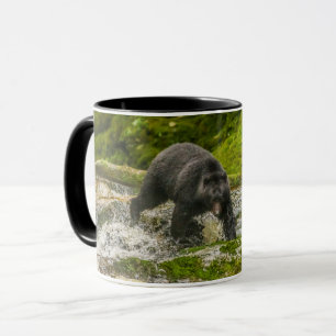 Black Bear Fishing Qua Creek British Columbia Mugg