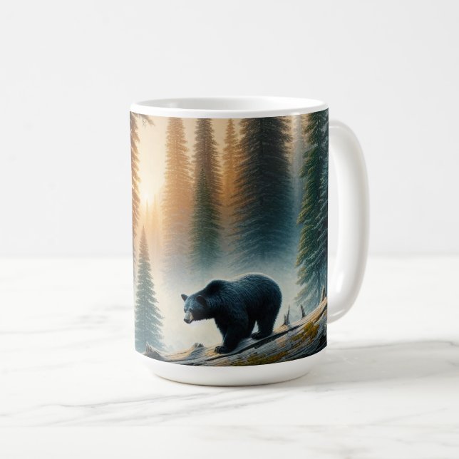 Black Bear i Forest Kaffemugg (Framsida höger)