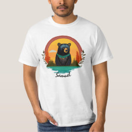 Black Bear i Native American neckwear T Shirt