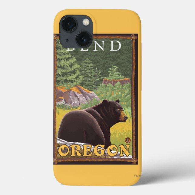 Black Bear in Forest - Bend, Oregon (Baksida)