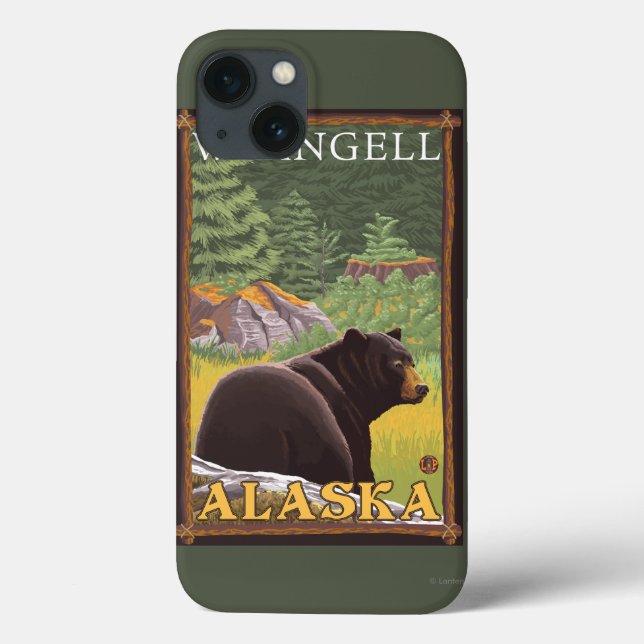 Black Bear in Forest - Wrangell, Alaska (Baksida)