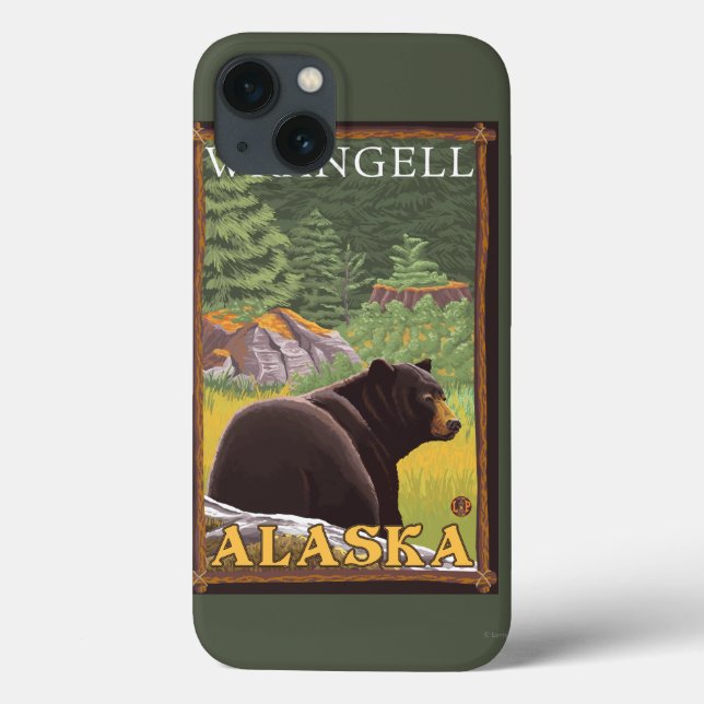 Black Bear in Forest - Wrangell, Alaska (Baksida)