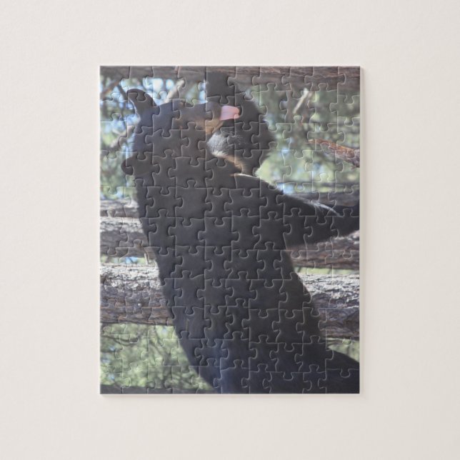 Black Bear Jigszle Puzzle Pussel (Vertikal)
