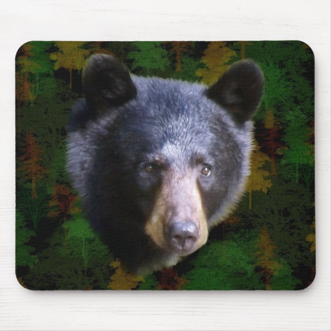BLACK BEAR Mousepad Musmatta (Framsidan)