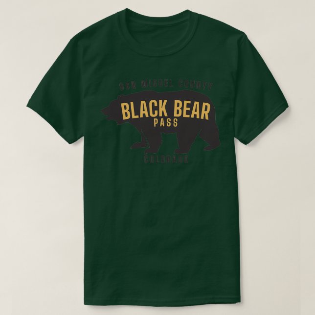 Black Bear Pass  T Shirt (Design framsida)