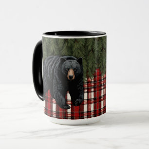 Black Bear Silhouette Mugg