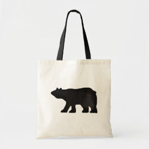 Black Bear Silohette tobag Tygkasse