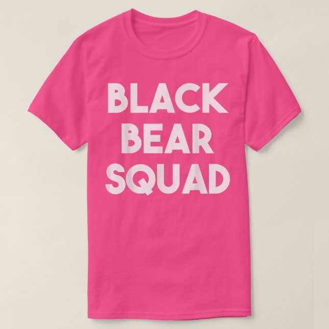 Black Bear Squad - Funny  T Shirt (Design framsida)