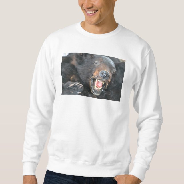 Black Bear Sweat Shirt Långärmad Tröja (Framsida)