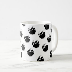 Black Bear Tass Mönster Kaffemugg