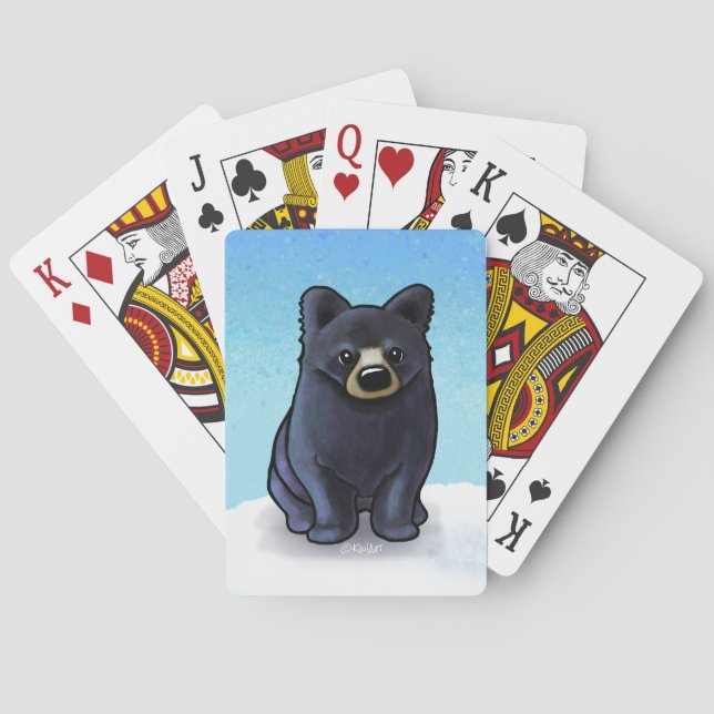 Black Bear Unge Classic-spelkort Casinokort (Baksidan)