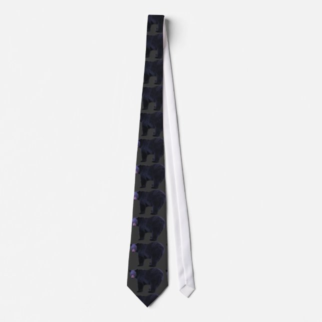 Black Bear Wildlife Mode Tie Slips (Framsida)