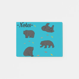 Black Bears Post-it Block