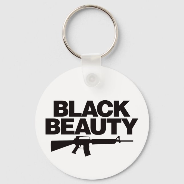 Black Beauty AR - Black Nyckelring (Framsida)