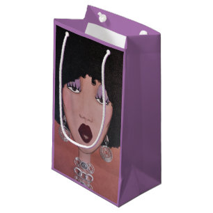 "Black Beauty Diva" Small Gift Bag