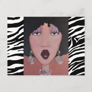 “ Black Beauty Diva" vykort