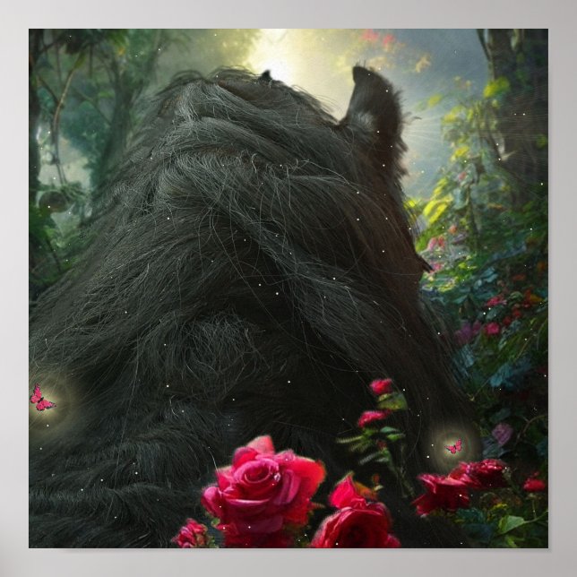 Black Beauty Friesian Horse - Poster (Framsidan)