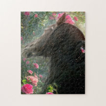Black Beauty Friesian Horse - Puzzle