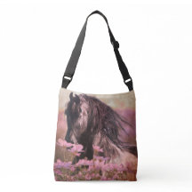 Black Beauty Friesian Horse - Tote Bag