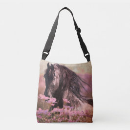 Black Beauty Friesian Horse - Tote Bag Axelväska