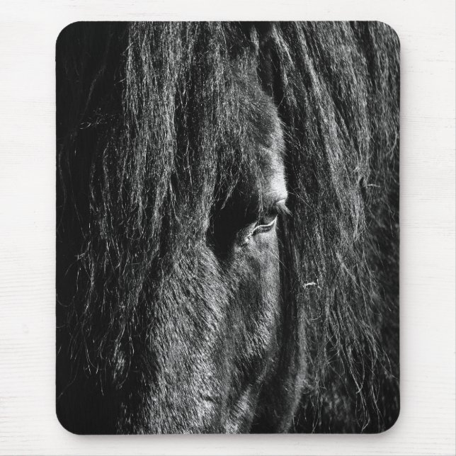 Black Beauty - Mousepad Musmatta (Framsidan)
