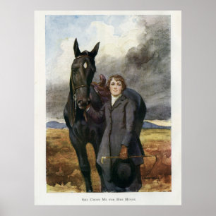 Black Beauty poster - Sewell bok-målning