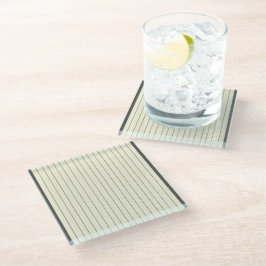 Black Beige Lodrät Rand Mönster