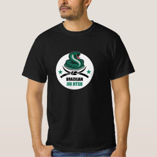 Black Belt Cobra Brazilian Jiu Jitsu T Shirt