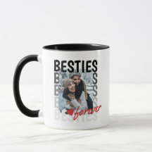 Black Besties Ombre Typography Photo Overlap