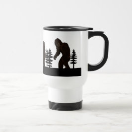 Black Big Foot Sasquatch Yeti Swamp Ape Cryptid Resemugg