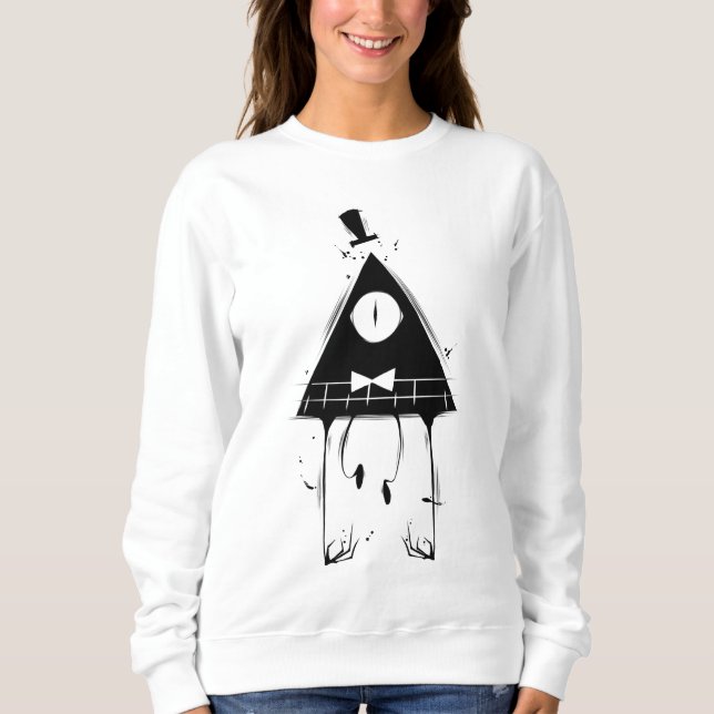 Black Bill Cipher T Shirt (Framsida)