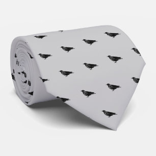Black Bird Neck Tie Slips