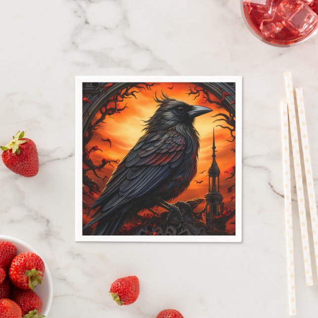 Black Bird Pappersservett (Insitu)